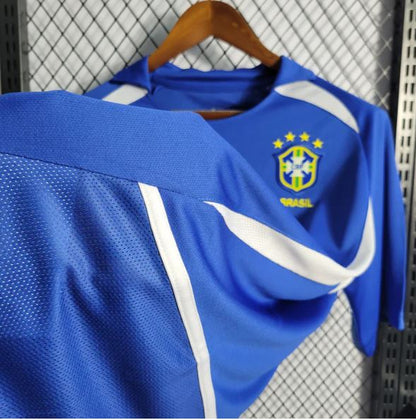 BRAZIL 'RONALDINHO 11' 2002 WORLD CUP RETRO AWAY KIT