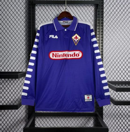 FIORENTINA LONG SLEEVE RETRO HOME KIT 1998/99