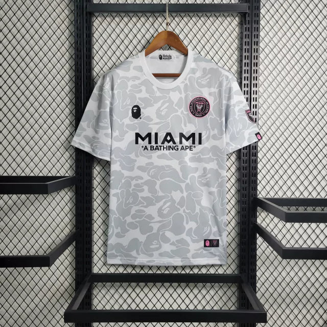 BAPE X INTER MIAMI CF COLLAB WHITE/GREY KIT 23/24