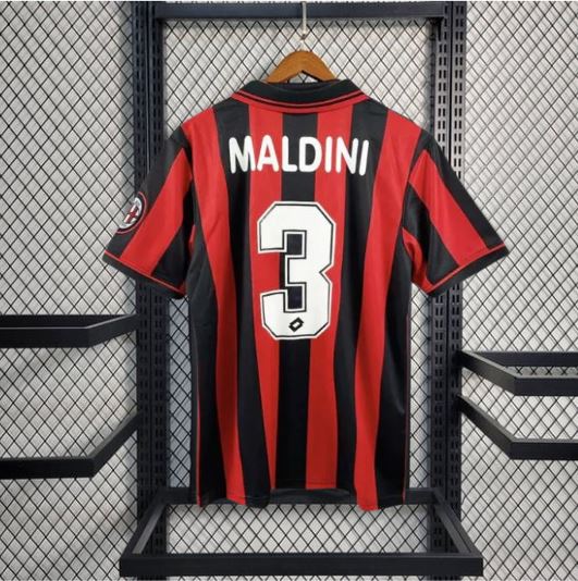 AC MILAN 'MALDINI 3' RETRO HOME KIT 96/97