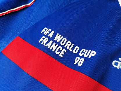 FRANCE 'ZIDANE 10' RETRO HOME KIT 98 WORLD CUP