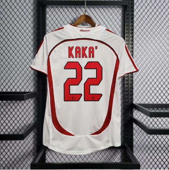 AC MILAN 'KAKA 22' RETRO AWAY KIT CHAMPIONS LEAGUE FINAL 2007