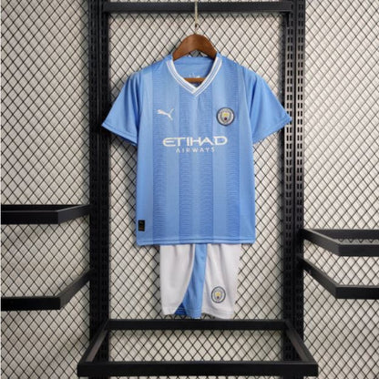 MANCHESTER CITY KIDS HOME KIT 23/24