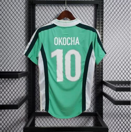 NIGERIA 'OKOCHA 10' RETRO HOME KIT 1998