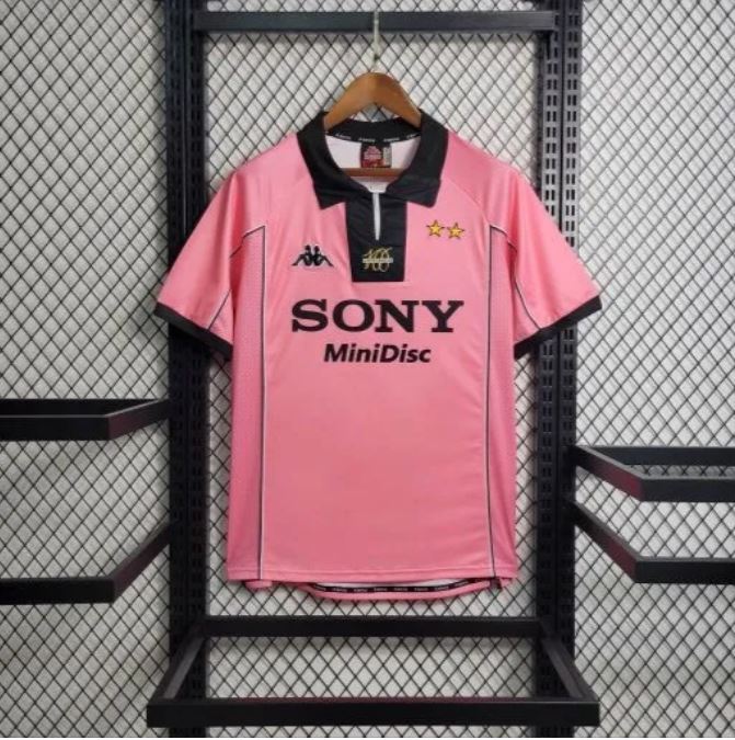 JUVENTUS 'DEL PIER0 10' RETRO PINK AWAY KIT 97-98