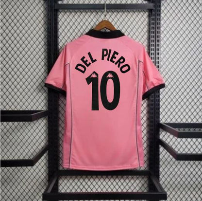 JUVENTUS 'DEL PIER0 10' RETRO PINK AWAY KIT 97-98