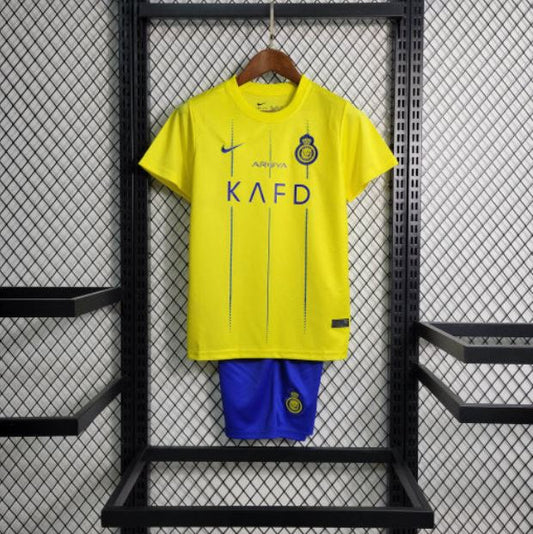 AL NASSR FC KIDS HOME KIT 23/24