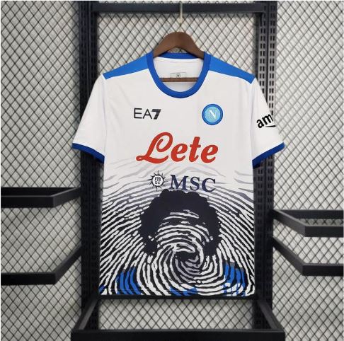 NAPOLI EA7 X MARADONA WHITE SPECIAL EDITION FAN CONCEPT KIT