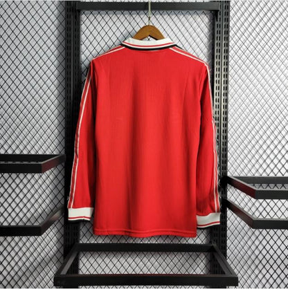 MANCHESTER UNITED LONG SLEEVE RETRO HOME KIT 98/99