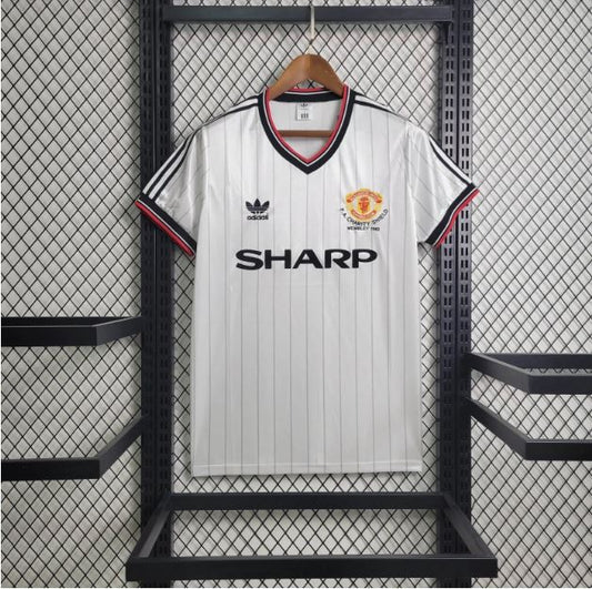 MANCHESTER UNITED RETRO AWAY KIT CHARITY SHIELD 1983