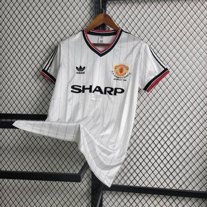 MANCHESTER UNITED RETRO AWAY KIT CHARITY SHIELD 1983