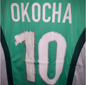 NIGERIA 'OKOCHA 10' RETRO HOME KIT 1998