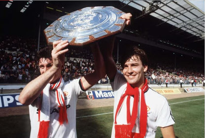 MANCHESTER UNITED RETRO AWAY KIT CHARITY SHIELD 1983